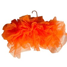 Leg Avenue Tutu Halloween Costume Orange Dance Wide Elastic Waist One Size