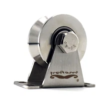 2.36'' V-Groove Belt Pulley Track Rollers Rope Cable Wire Pulley Wheel Steel