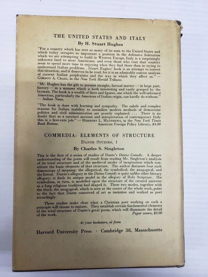 A History of Italian Literature by Ernest H. Wilkins (FC-33-4 - Image 2 of 3