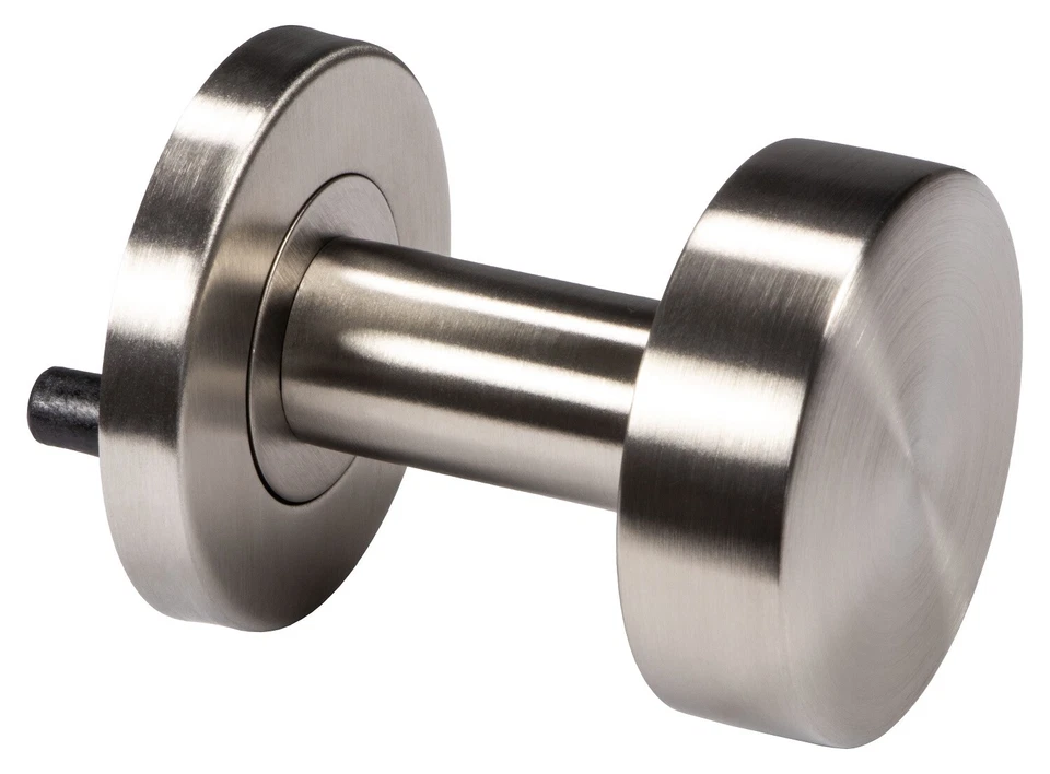 Türknopf Edelstahl Niro Knauf Türknauf Zimmertür Knopf Haustür silber rund flach - Bild 4 von 4