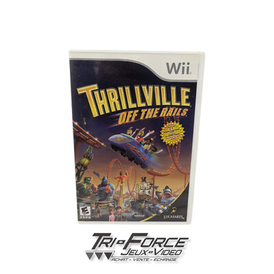 Thrillville Off The Rails Nintendo Wii CIB Complete, Tested ! Free Shipping