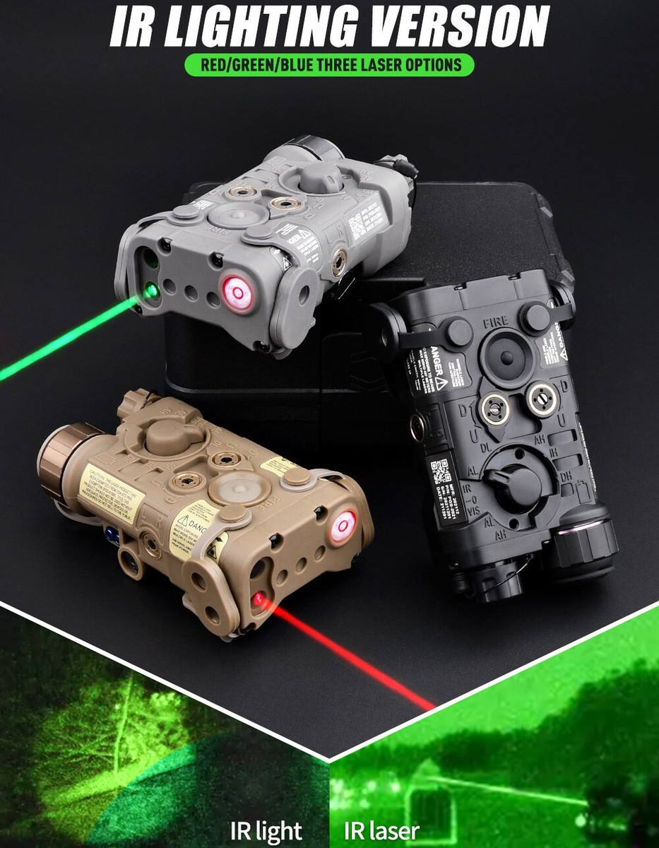 WADSN Airsoft NGAL Green/ Red laser M600C Scoutlight Dual