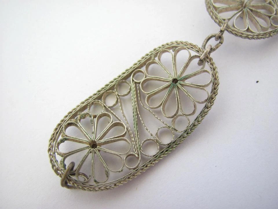 PULSERA PLATA FILIGRANA RUSA URSS VINTAGE Foto 2 de 4