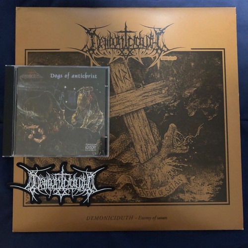 demoniciduth - Enemy Of Satan + Dogs of antichrist black metal bundle vinyl