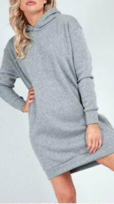 Neu Damen Übergröße Baggy lockere Passform Sweatshirt Tunika Oberteil Seitentaschen