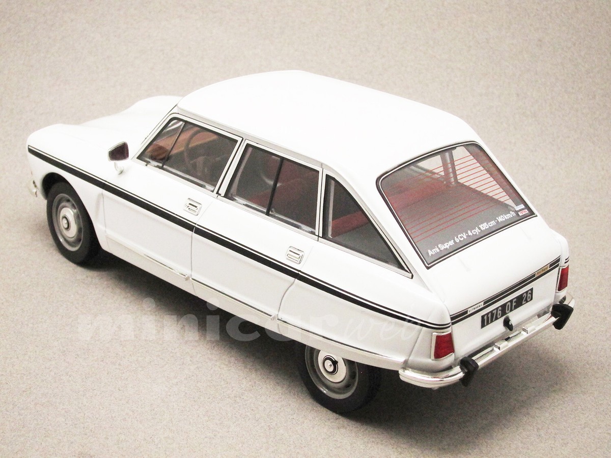 Citroën Ami Super 1974 Meije White - Norev Modelauto 1:18