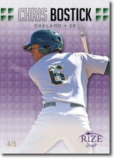 CHRIS BOSTICK 2013 Rize Rookie PURPLE Paragon RC #/5