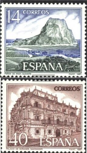 Spanien 2786-2787 (kompl.Ausg.) postfrisch 1987 Fremdenverkehr - Afbeelding 1 van 1