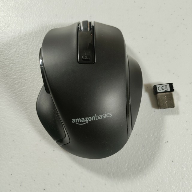 Amazonbasics Compact Ergonomic Wireless Pc Mouse With Fast Scrolling Black For Sale Online Ebay