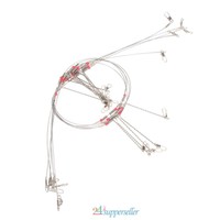 5pcs Sea Rigs Swivels Snap Saltwater Fishing Wires Leader Bait Lure Hook Tackle on sale 5pcs Sea Rigs Swivels Snap Saltwater Fishing Wires Leader Bait Lure Hook Tackle on sale