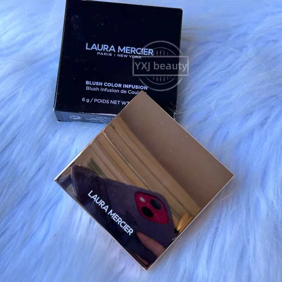 Infusión de rubor Laura Mercier ~ Todo lo que brilla ~ Tamaño completo 0,2 oz ~ Nuevo en caja Foto 3 de 4