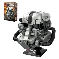 Tok Moc Power Armor Helmet Building Block Toy for Ages 12+ 1088 Pcs No. 66055