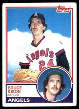 Bruce Kison 1983 Topps #712 California Angels MLB READ FREE SHIP AutographDen