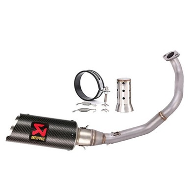 For Honda Navi 110 2017-2026 Exhaust Carbon Muffler Header Link Pipe Full System