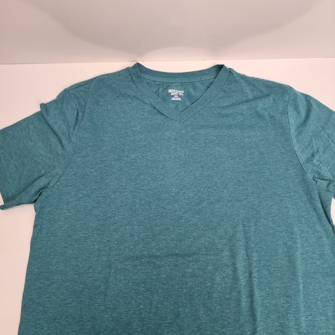 Mossimo Supply Co. Teal V-Neck Short Sleeve Tee Shirt Women's Size M