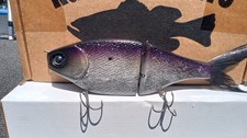 CLUTCH THE BOSS GLIDE SWIMBAIT 9" 4 OZ {SHADOW SHAD} BRAND NEW 🔥 clutch,kgb,etc