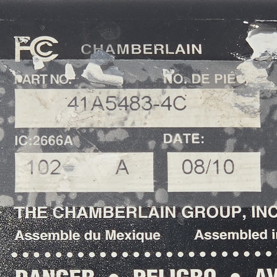 Sears Chamberlain 14gp626b Garage Door Receiver Board 41a5483-4c