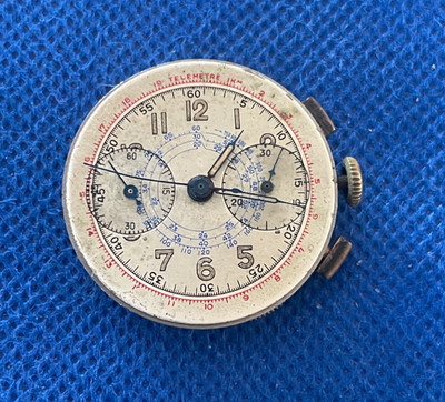 Original LANDERON CHRONOGRAPH Uhrwerk läuft & Zifferblatt (1/18585)