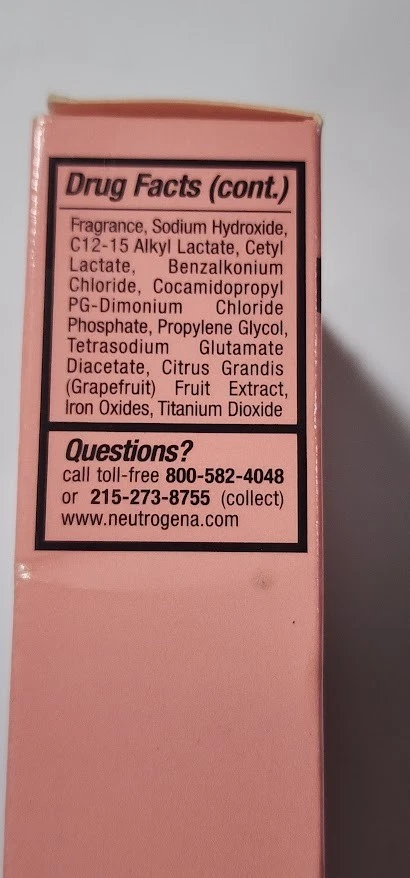 Neutrogena Acne Correct Cover CC Pink Grapefruit Sheer Coverage Tint Moisturizer - Image 3 of 3