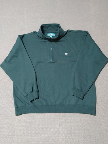 Felpa Big Dogs uomo 2XL Forrest verde 1/4 zip pile pesante usata in ottime condizioni.