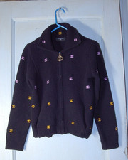 Chanel Coat 75 Cashmere 25 Acrylic Size 36 G2U