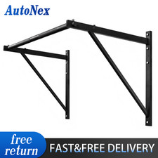 Wall Mounted Pull Up Bar Multi-Grip Chin Up Bar Steel Home Gym Equipment