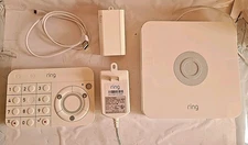 Ring Base Station + Keypad + Extender 4HB1U9-0EN0 1st Gen WiFi Zwave Alarm Nice!
