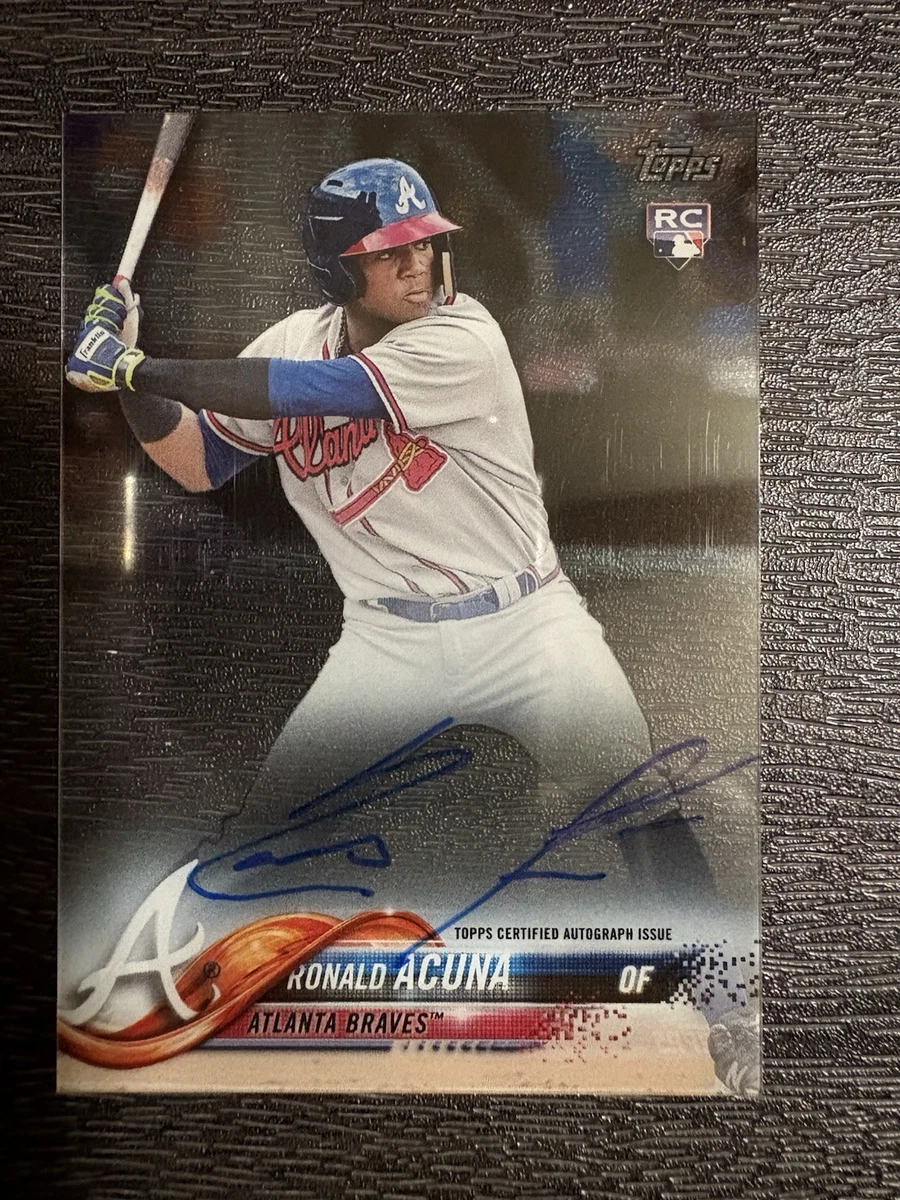 Topps Baseball 2018 Season Ronald Acuña Jr. Sports Trading Cards
