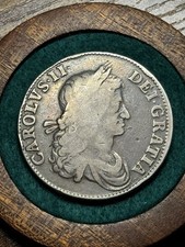 Rare 1662 Charles II Crown , Struck “en Medaille” Rare Die Alignment ^^