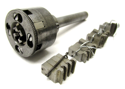 GEOMETRIC 3/16'' EJ5 THREADING DIE HEAD w/ 5/16'' SHANK & CHASERS