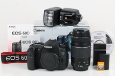 Canon EOS 60D 18MP Digital Kit SC 907  75-300 Lens Metz 44 AF-2 Flash Bundle