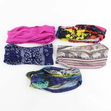 Lot of 5 Women's Headbands Varied Colors and Patterns