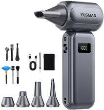 Compressed Air Duster, 300000RPM Super Power Electric Air Duster, 0-100 Adjus...