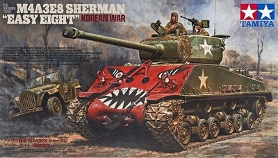 Tamiya 1/35 US Medium Tank M4A3E8 Sherman Easy Eight Model Kit 35359