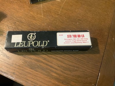 Vintage LEUPOLD STD 700 RH-LA Standard Mount Base 26166