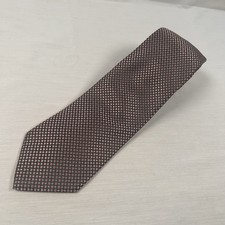 Hugo Boss Men Pink Blue Geometric Pattern Silk Tie NWoT