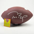 Tom Brady Autographed Football Patriots Buccaneers Signed Full Size Ball COA