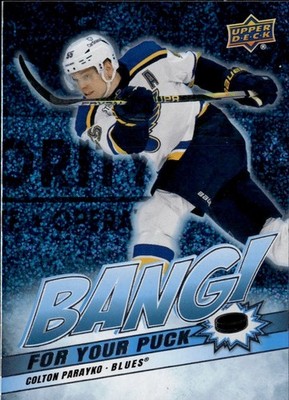 2024-25 Upper Deck Series 2 - Bang! Speckle Colton Parayko BUY 3 GET 1 FREE