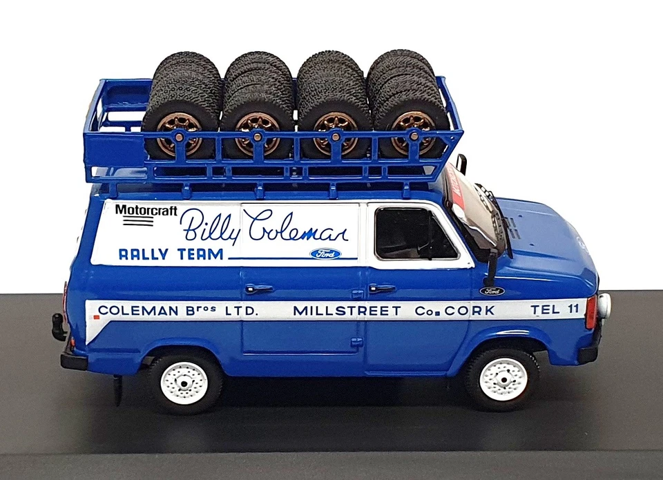 Ixo 1/43 Scale RAC444X.22 Ford Transit Mk2 Billy Coleman Racing Team Blue/White - Image 3 of 4