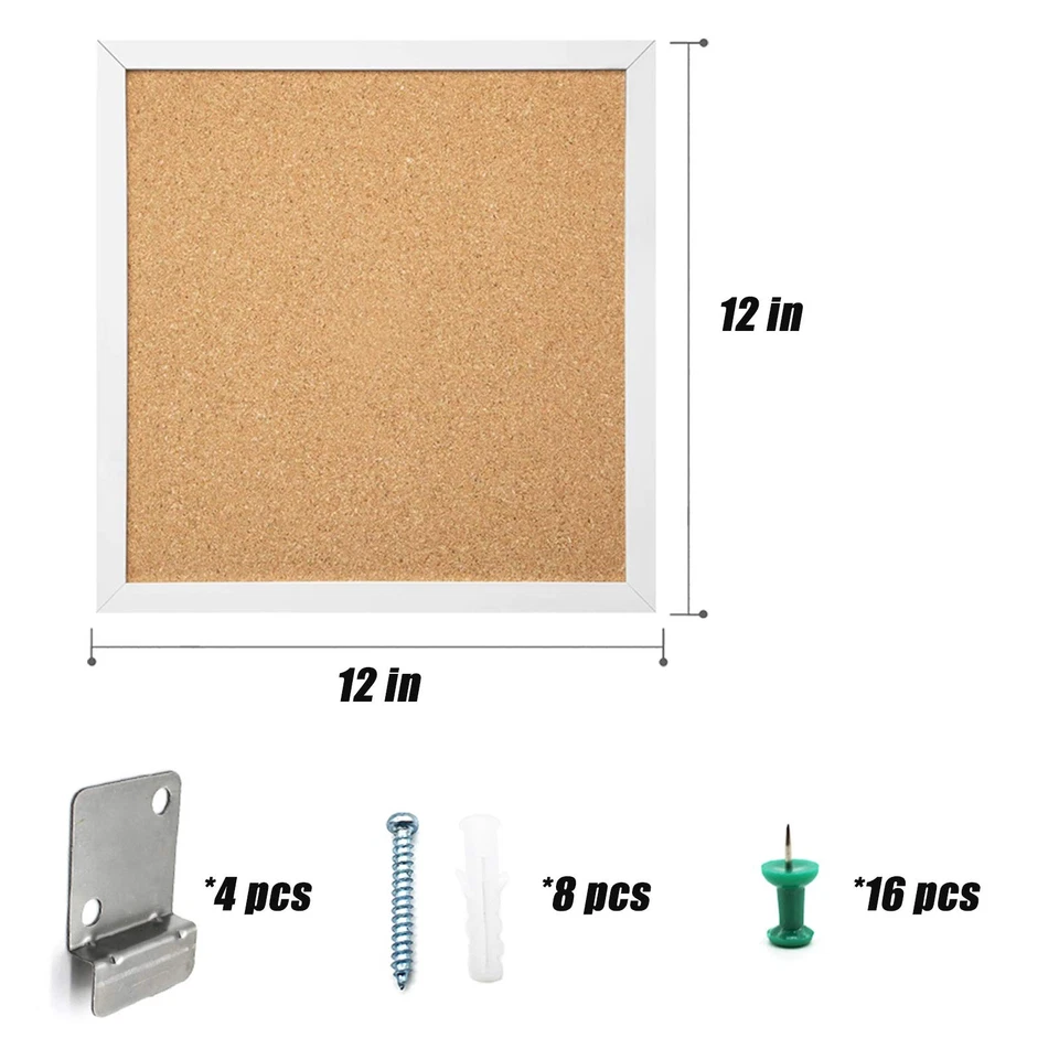 Corkboards for Wall, Cork Board Bulletin Board for Walls with Frame Cork Boar... - Image 2 of 4
