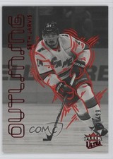 2025-26 Upper Deck Fleer Ultra Outlining Red 36/99 Seth Jarvis #OL25of30