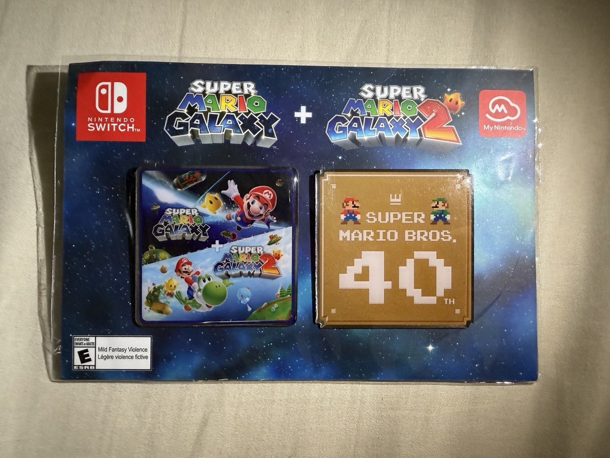 Super Mario Galaxy 1 & 2 - Super Mario Bros 40th Anniversary Pin