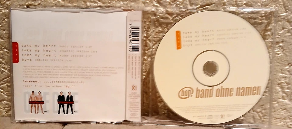 CD Band ohne Namen "take my heart" - Bild 2 von 2