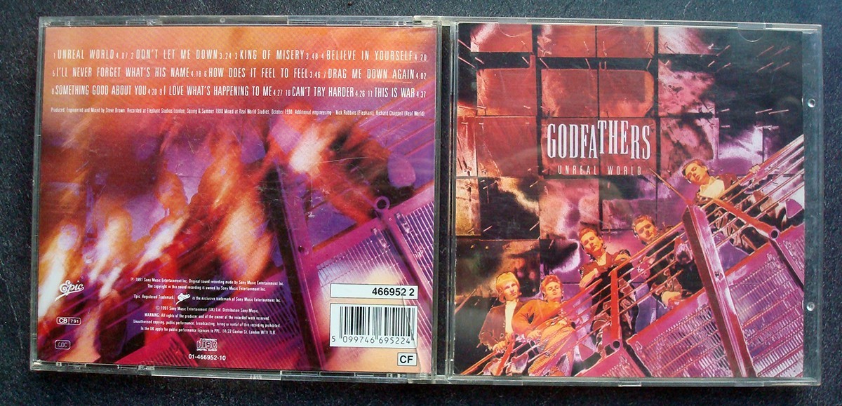 The Godfathers – Unreal World (1991) original CD
