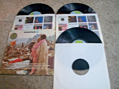 Woodstock Soundtrack LP-3 LP Set-191970-Cotillion-Various Artists-EX