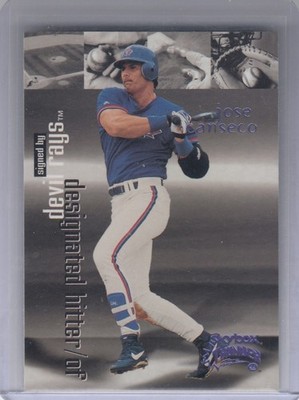 1999 Jose Canseco Skybox Thunder RANT Purple Foil Parallel #22 - Blue Jays A's