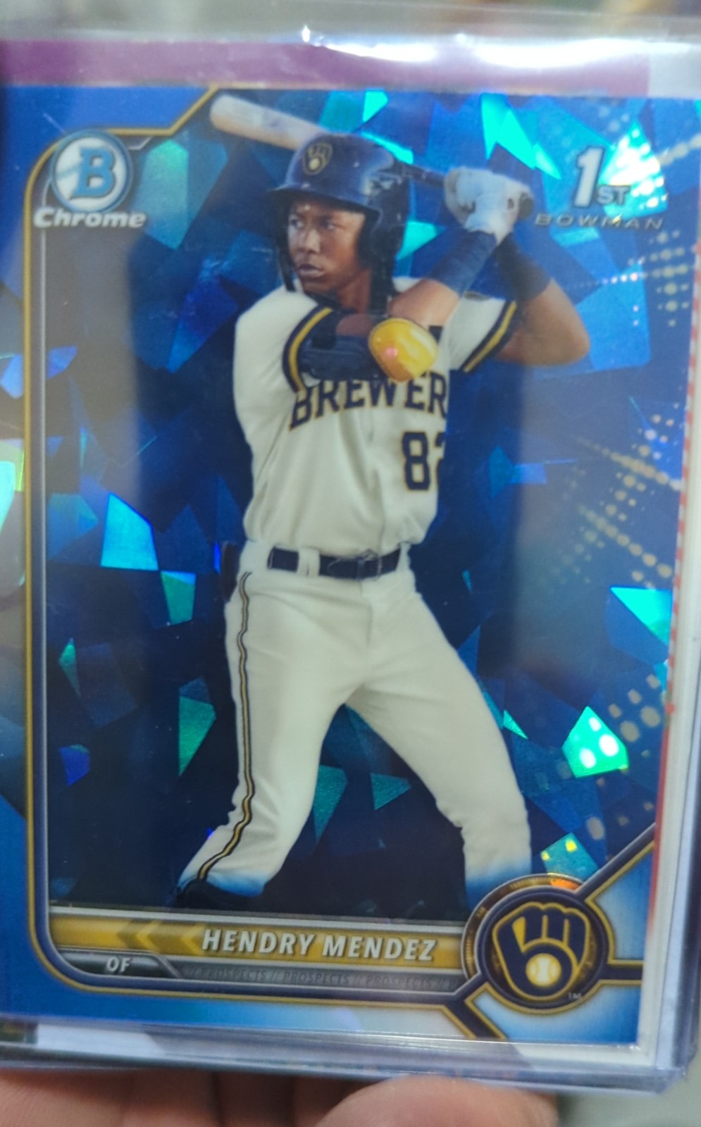 2022 Bowman Sapphire Edition - Chrome Prospects Hendry Mendez #BCP-88 (RC)