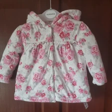 George Hooded Jacket, Age 6-9 months, Flower Pattern, Great Condition