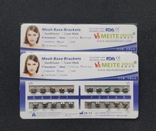 Dental Orthodontic Metal Brackets Braces Standard Roth 022 345H Mesh Base