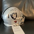 Maxx Crosby Las Vegas Raiders Signed Original NFL Football Silver Helmet